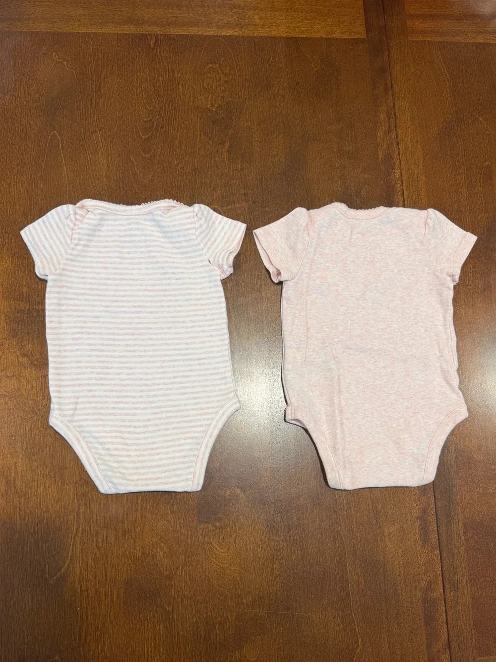 ⭐️4 for $10⭐️ GAP Baby Short-Sleeve One-Piece Bodysuits in Light Pink Set